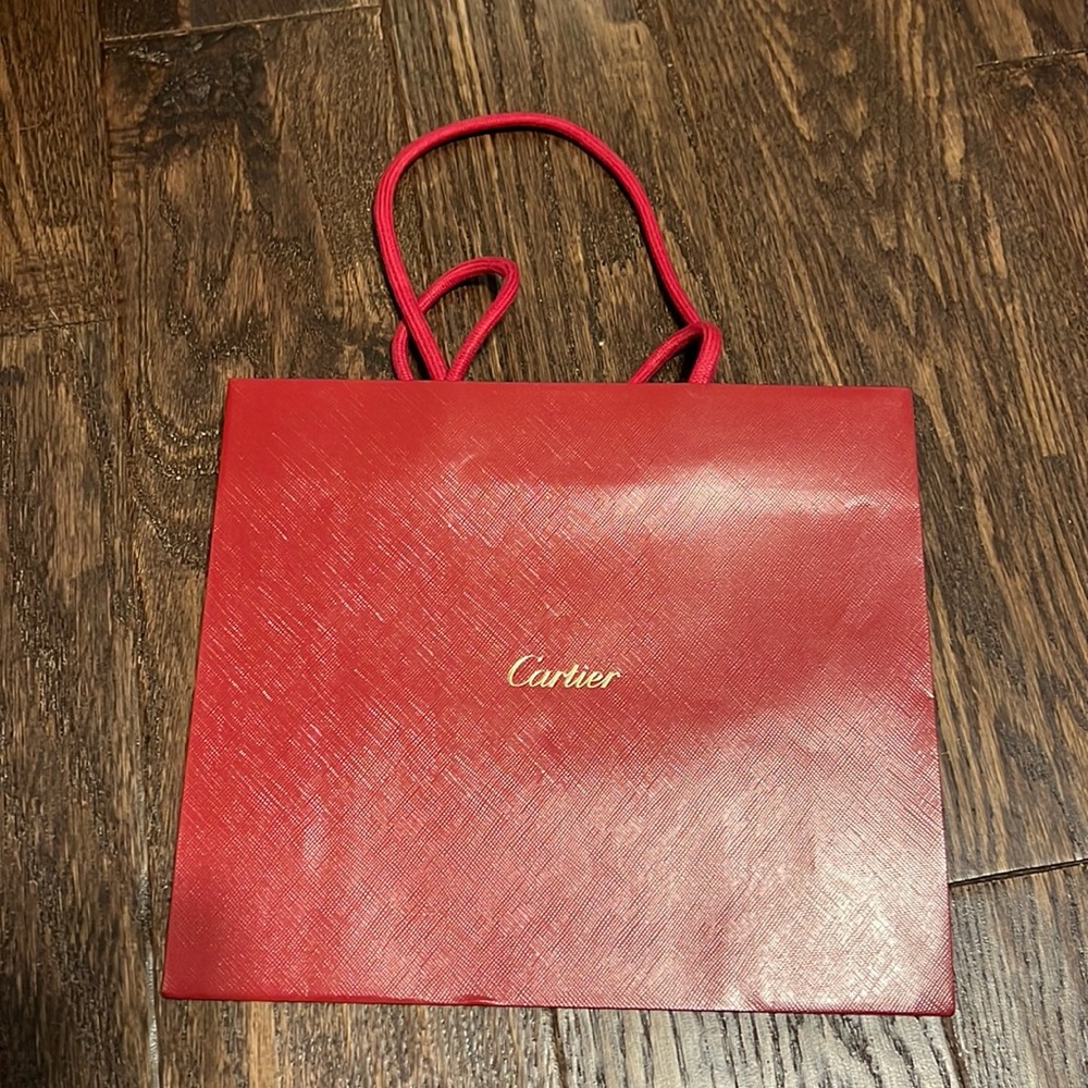 Authentic Cartier Shopping bag